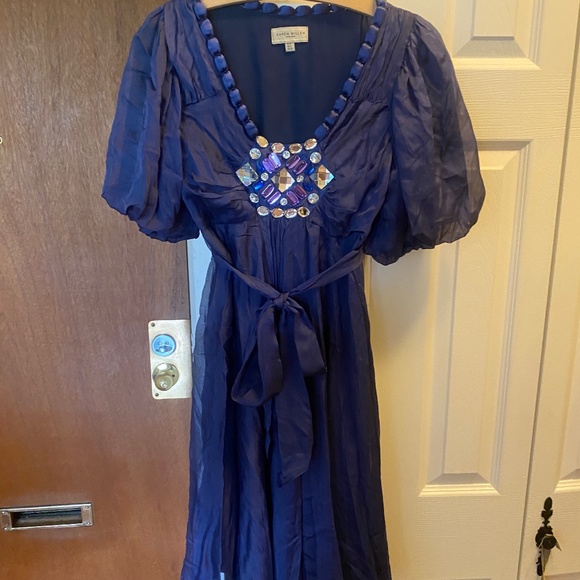 Karen Millen Silk Dress - Size 4 - Picture 1 of 5